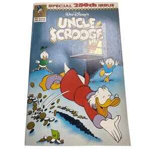 Walt Disneys Uncle Scrooge Comic Book Special 250th Issue January 1991 Vintage C